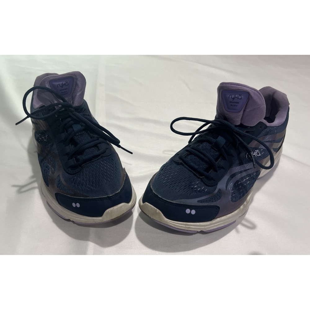 Ryka Devotion Plus 2 Womens Sneakers 10M Blue‎ Rezorb Walking Casual